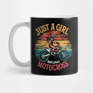 Just A Girl Who Loves Motocross. Mug